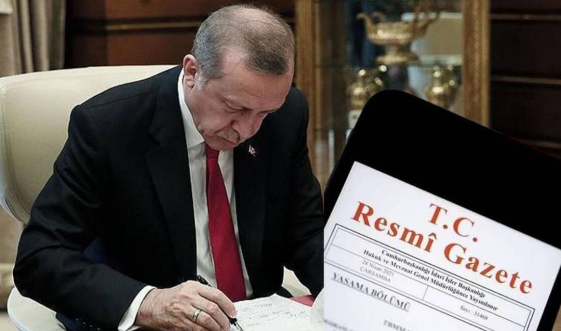 Cumhurbaşkanı Recep Tayyip Erdoğan'ın imzasıyla yayımlanan Mülki İdare Amirleri Atama