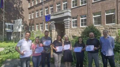 Defne Sümerler Ortaokulu yönetici ve öğretmenleri, Erasmus+ kapsamında Almanya’da eğitimde