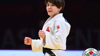 Millî judocu Tuğçe Beder, Çin’de düzenlenen Qingdao Grand Prix 2026’da