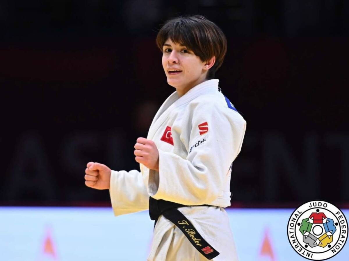 Millî judocu Tuğçe Beder, Çin’de düzenlenen Qingdao Grand Prix 2026’da