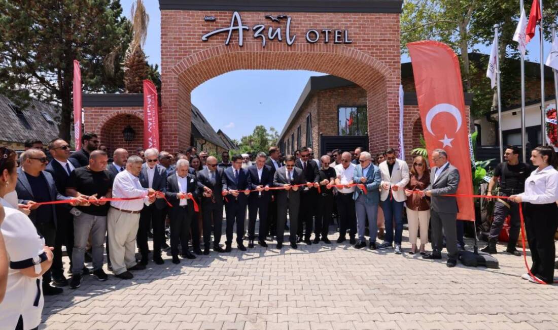 Arsuz ilçesinde Vakıflar Genel Müdürlüğü tarafından hayata geçirilen Azul Otel'in