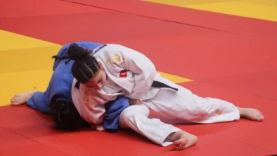 Hatay Merkez Spor Salonu'nda düzenlenen Türkiye Judo Şampiyonası'nın ikinci gününde,