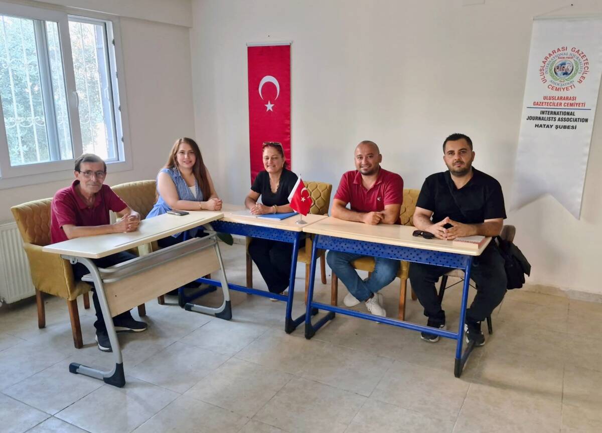 Uluslararası Gazeteciler Cemiyeti (UGC) Hatay Şubesi, olağan aylık yönetim kurulu