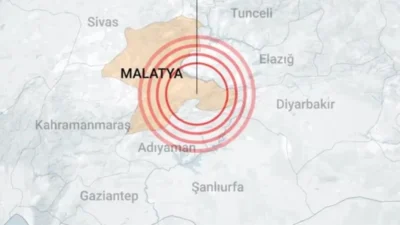 Malatya’nın Battalgazi ilçesinde sabah saatlerinde meydana gelen 5 büyüklüğündeki deprem,