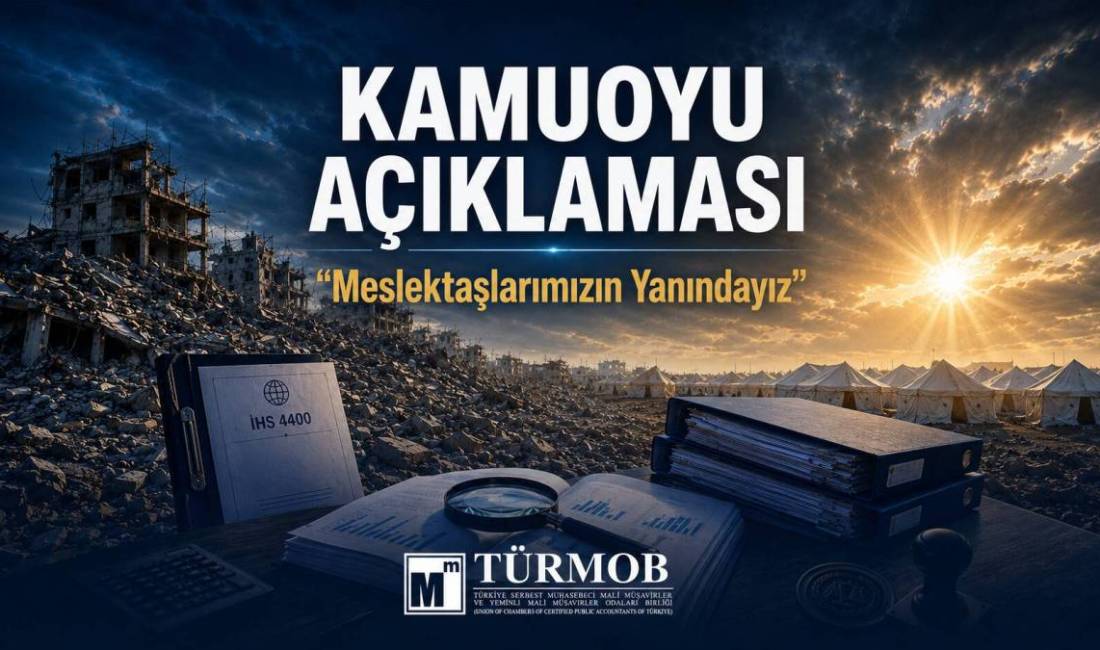 TÜRMOB, AHBAP’ın hesaplarını gönüllü olarak inceleyen mali müşavirlerin mesleki standartlara