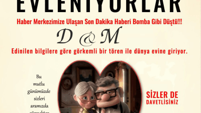 Antakya’da evlenmek üzere olan bir çift oluşturdukları davetiyeyle sevenlerini gülümsettiler.