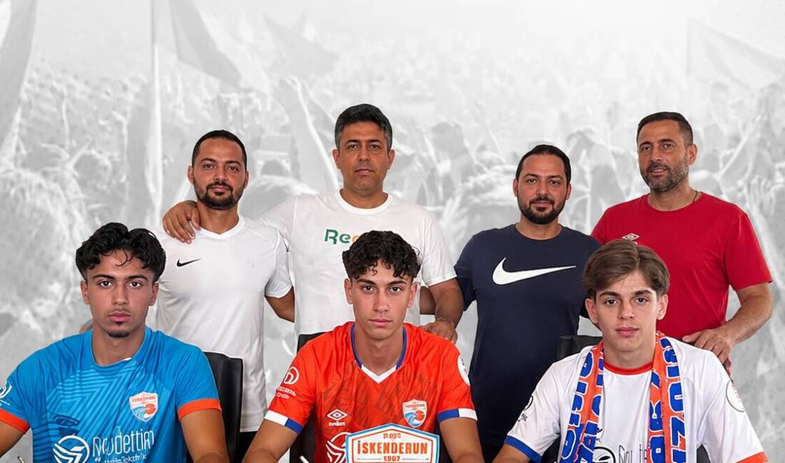 İlimizin Türkiye 2. Ligi ekiplerinden İskenderunspor, altyapısından yetişen 3 genci