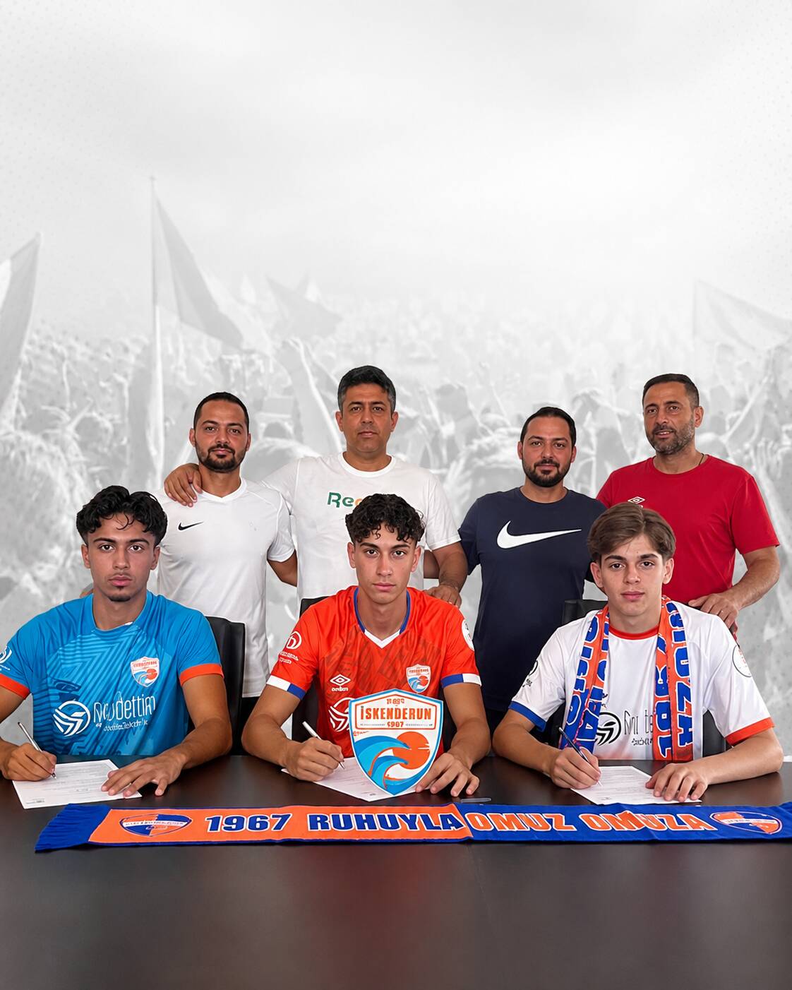İlimizin Türkiye 2. Ligi ekiplerinden İskenderunspor, altyapısından yetişen 3 genci