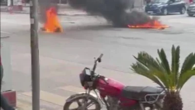 Hatay’ın Dörtyol ilçesinde zihinsel engelli olduğu belirtilen bir kişi, üzerine