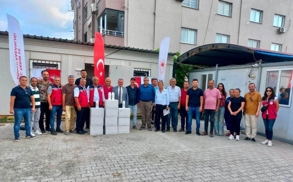 Hatay'ın Erzin ilçesinde, Tarım ve Orman Bakanlığının destekleriyle yürütülen Biyolojik