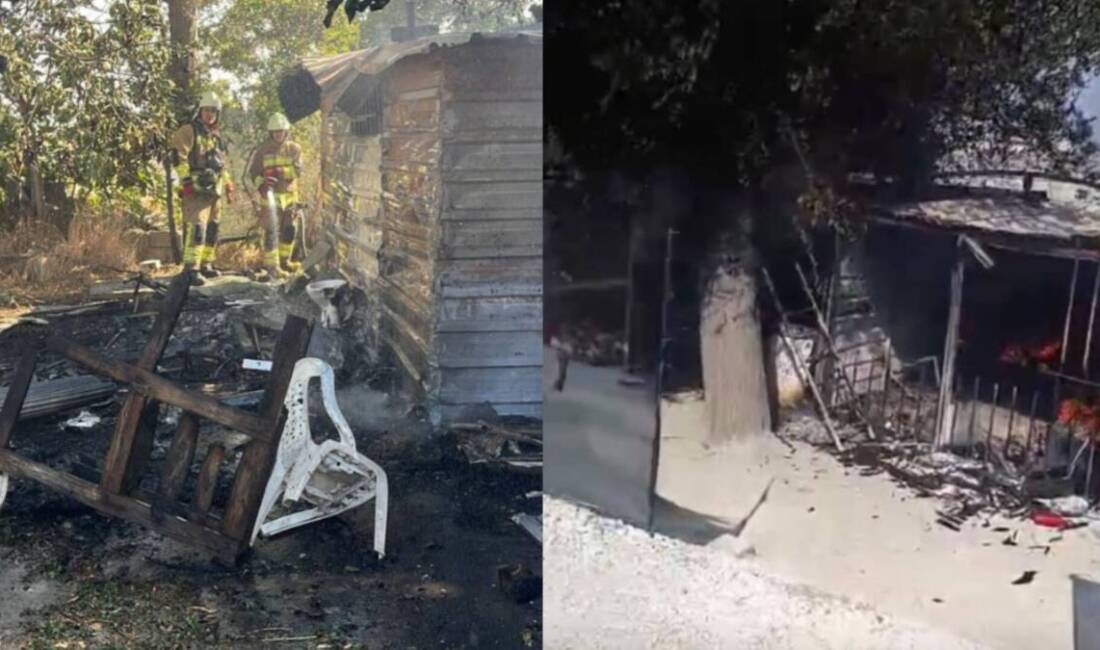 Hatay'ın Antakya ilçesinde faaliyet gösteren bir tandırcıda çıkan yangın paniğe