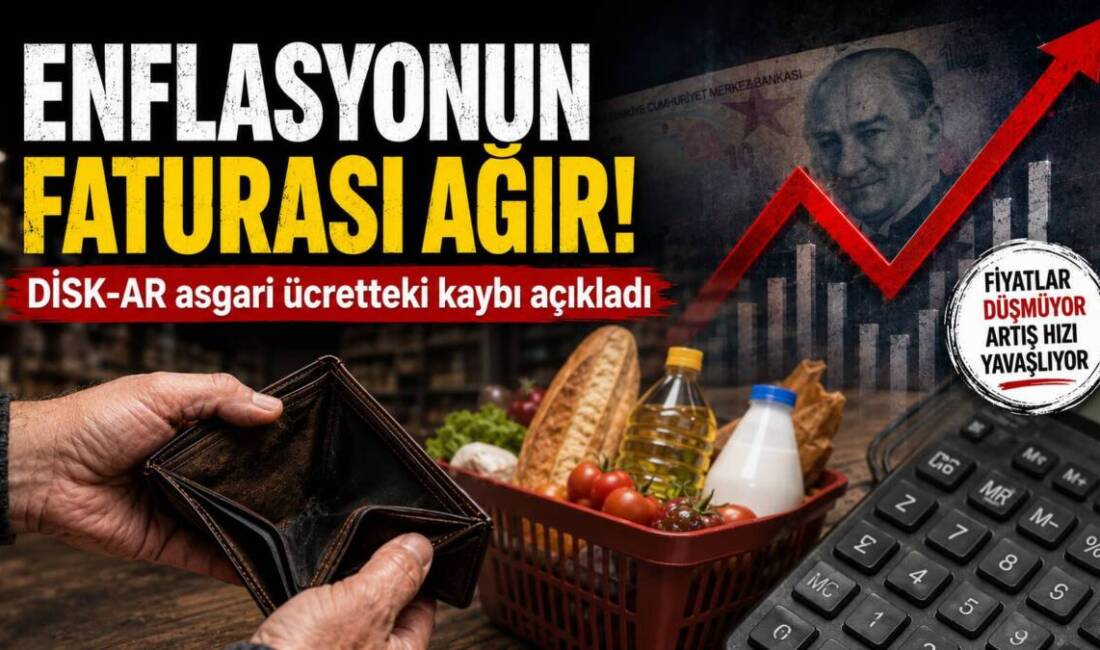 DİSK Araştırma Merkezi (DİSK-AR), TÜİK'in haziran ayı enflasyon verilerini değerlendirdi.