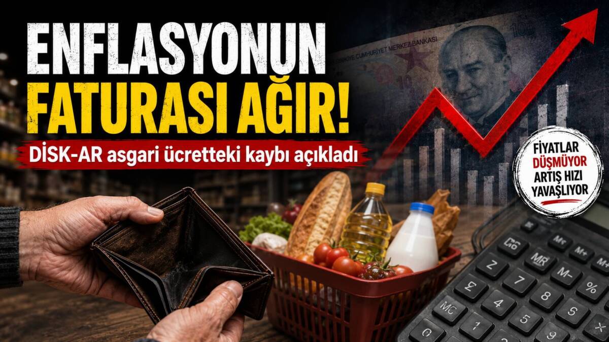 DİSK Araştırma Merkezi (DİSK-AR), TÜİK'in haziran ayı enflasyon verilerini değerlendirdi.