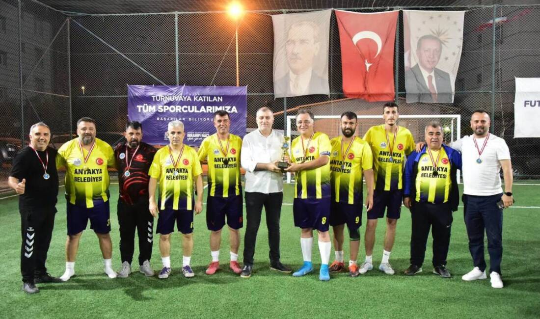 Antakya Belediyesi tarafından düzenlenen Birimler Arası Futbol Turnuvası, oynanan final