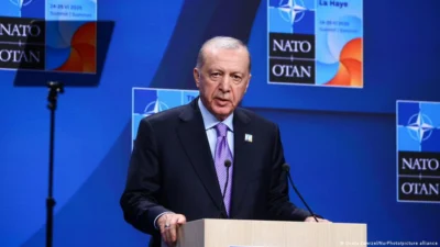 Cumhurbaşkanı Recep Tayyip Erdoğan'ın NATO Zirvesi kapsamında gerçekleştirdiği temaslar uluslararası