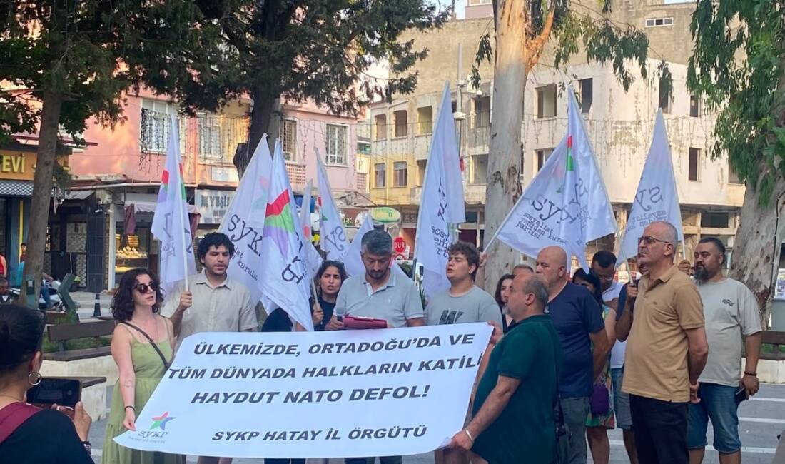 Sosyalist Yeniden Kuruluş Partisi Hatay İl Örgütü, Samandağ’da yaptığı basın