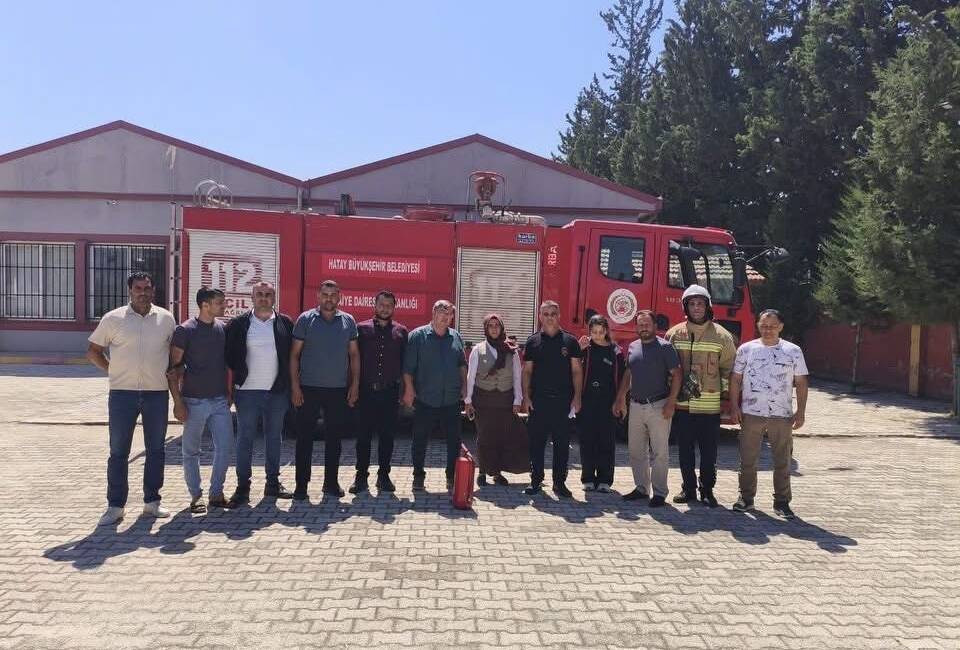 Hatay Büyükşehir Belediyesi (HBB), olası yangınlarda can ve mal kayıplarını