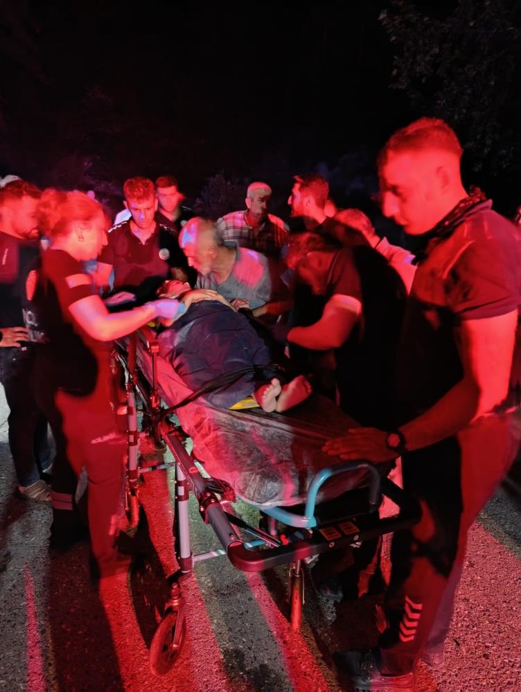 Hatay'ın Dörtyol ilçesinde meydana gelen trafik kazasında, kontrolden çıkan otomobilin