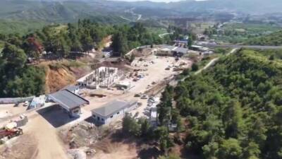 Hatay Valisi Mustafa Masatlı, Yayladağı ilçesinde yapımı devam eden Yayladağı