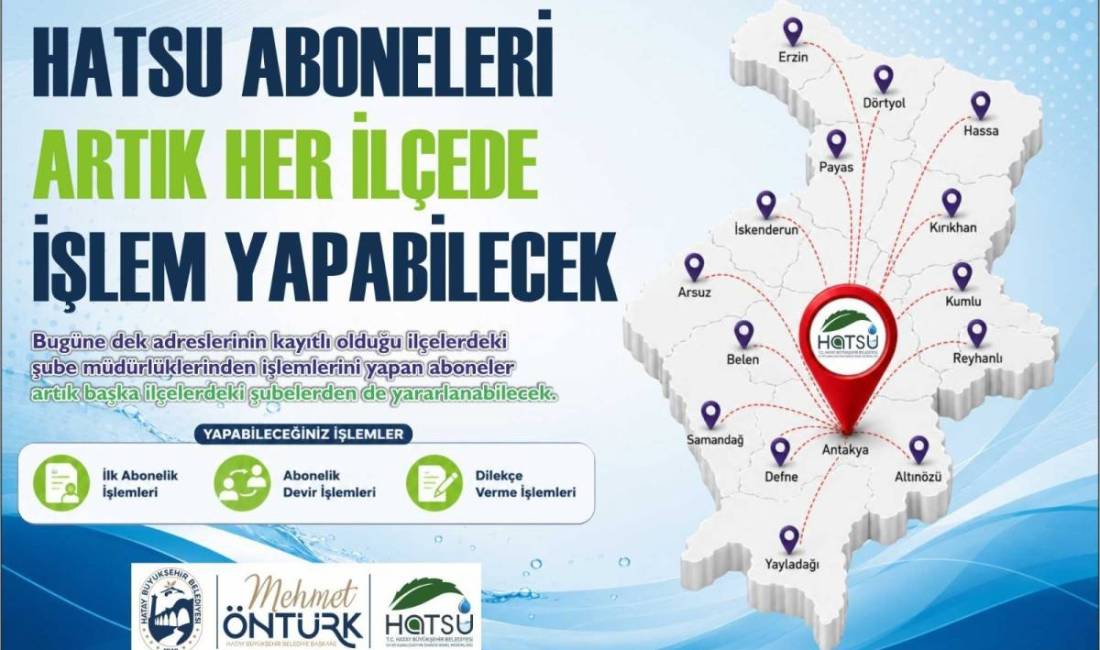 Hatay Büyükşehir Belediyesi (HBB), vatandaşların belediye hizmetlerine daha hızlı ve