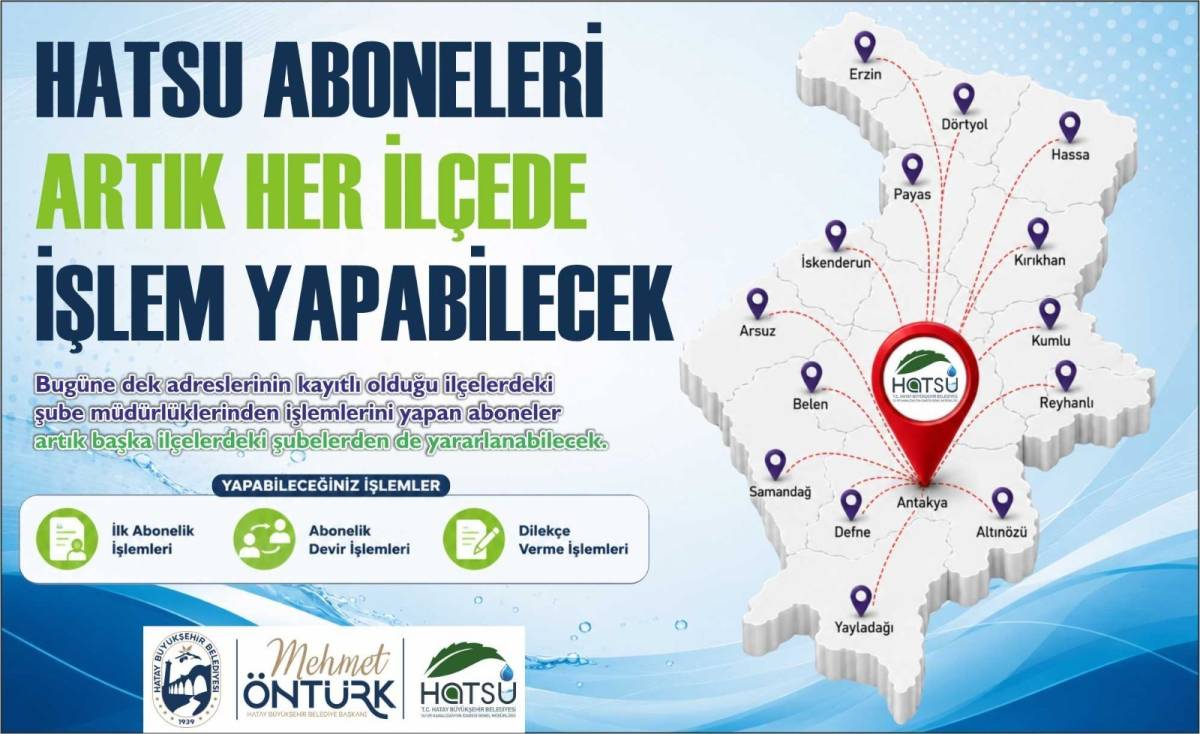 Hatay Büyükşehir Belediyesi (HBB), vatandaşların belediye hizmetlerine daha hızlı ve