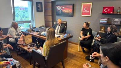 Hatay milletvekili Necmettin Çalışkan’ın önceki günkü TBMM ziyaretçileri arasında Mahkum