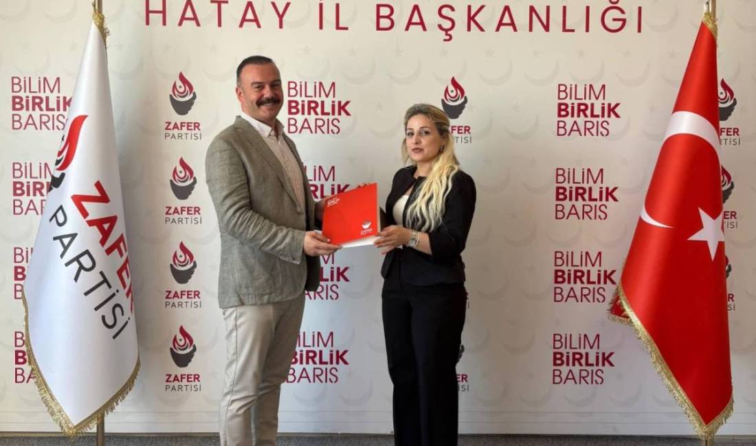 Zafer Partisi İskenderun İlçe Başkanlığı görevine Deniz Kaya getirildi.