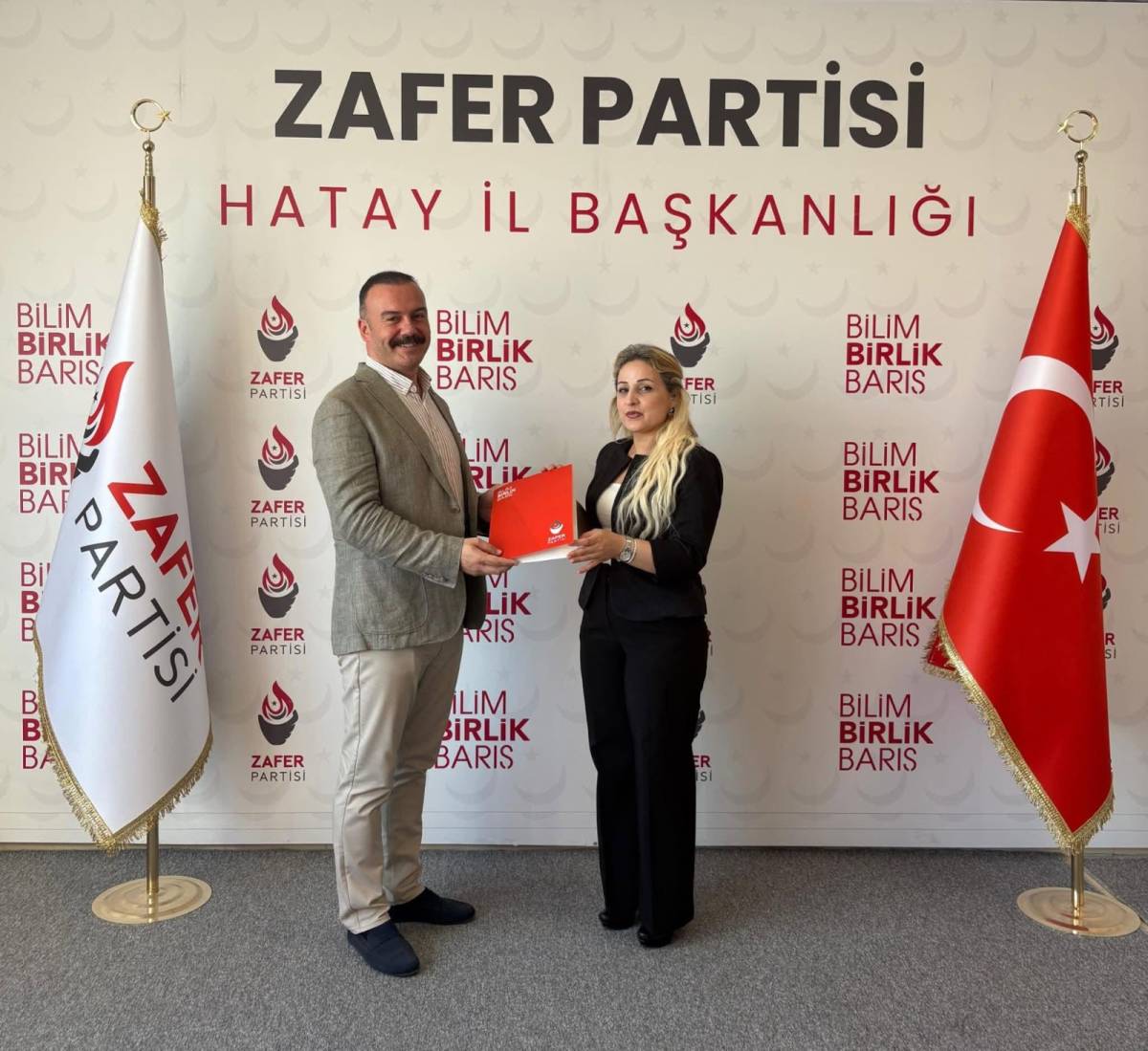 Zafer Partisi İskenderun İlçe Başkanlığı görevine Deniz Kaya getirildi.
