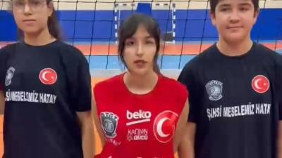 İlimizi Türkiye 2. liginde temsil eden  Hatay Kadın voleybol takımı 
