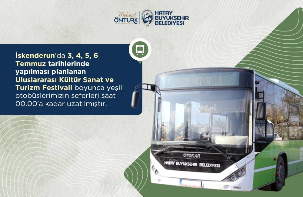 Hatay Büyükşehir Belediyesi, İskenderun'da 3-6 Temmuz tarihleri arasında gerçekleştirilecek Uluslararası