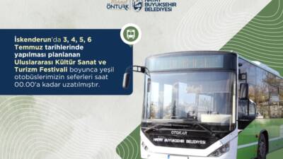 Hatay Büyükşehir Belediyesi, İskenderun'da 3-6 Temmuz tarihleri arasında gerçekleştirilecek Uluslararası