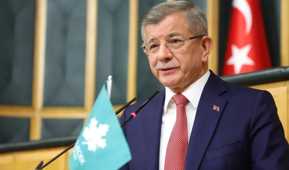 Eski Başbakan ve Gelecek Partisi Genel Başkanı Ahmet Davutoğlu, yaptığı