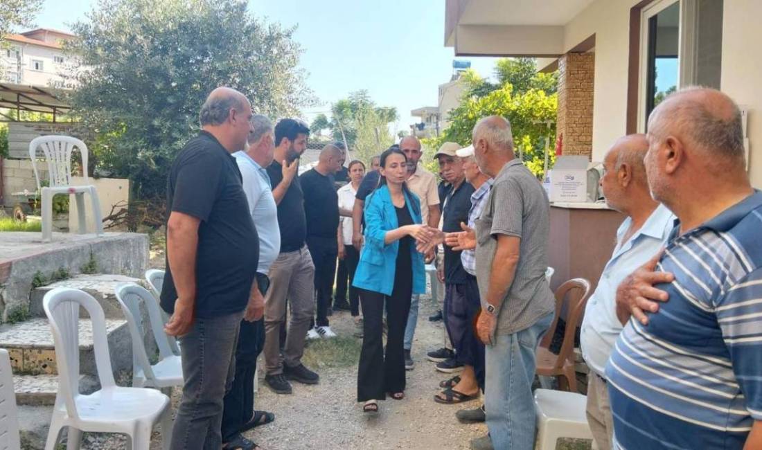 DEM Parti Eş Genel Başkanı Tülay Hatimoğulları ve Hatay İl