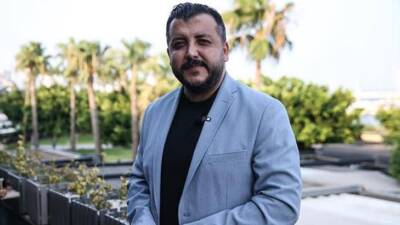 Hatayspor kulübü başkanı Ethem Çakır ile 2. Başkan Abdulhay Denizli’nin