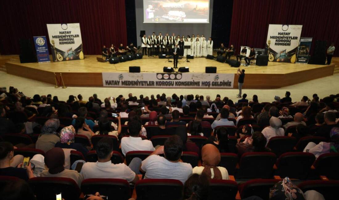 Hatay Medeniyetler Korosu, Ağrı’da verdiği konserde farklı kültürleri aynı ezgide