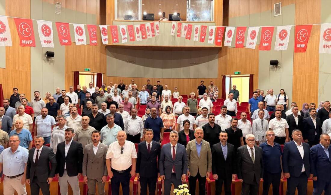 Milliyetçi Hareket Partisi'nin Hatay'daki 15. Olağan İlçe Kongreleri kapsamında Belen'de