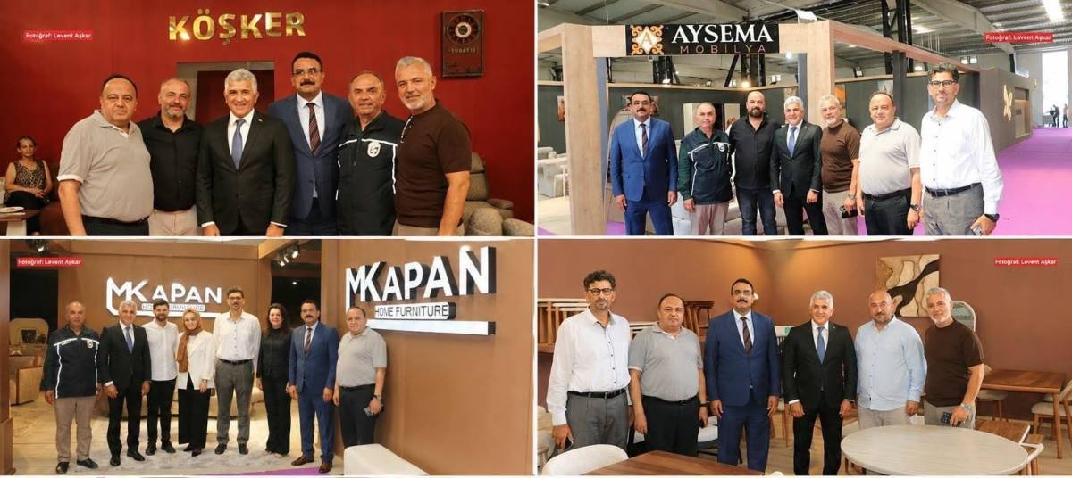 SGK Hatay İl Müdürü Hamit Bal, Hatay Mobilya Festivali’nde esnafı