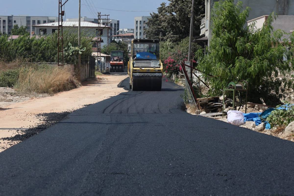 HBB, Defne’nin Turunçlu Mahallesi’ndeki cadde ve sokaklarda ulaşım konforunu artırmak