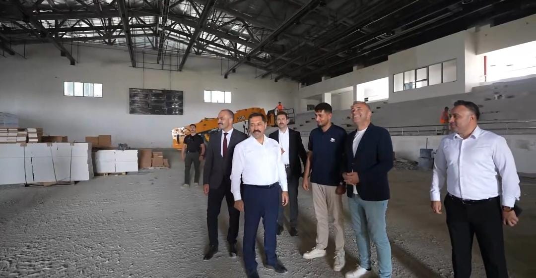 Antakya’da gençlere yönelik 1.500 kişilik spor tesisi ile 300 yataklı