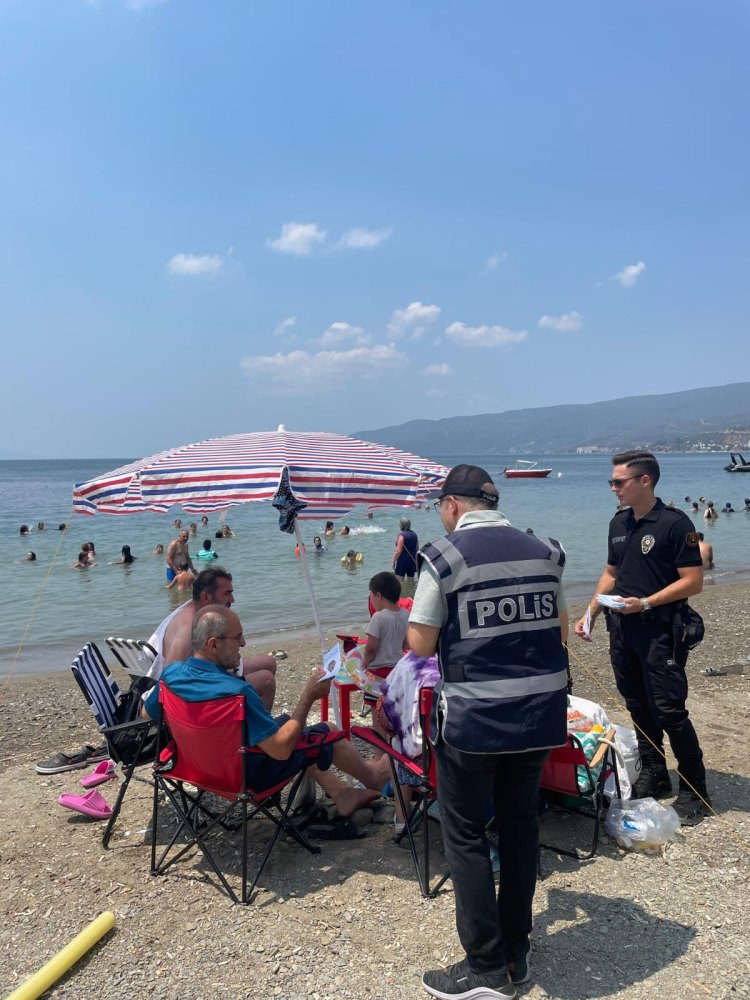 Arsuz’da sahil ve ana arterlerde yapılan denetimlerde 68 kişinin GBT