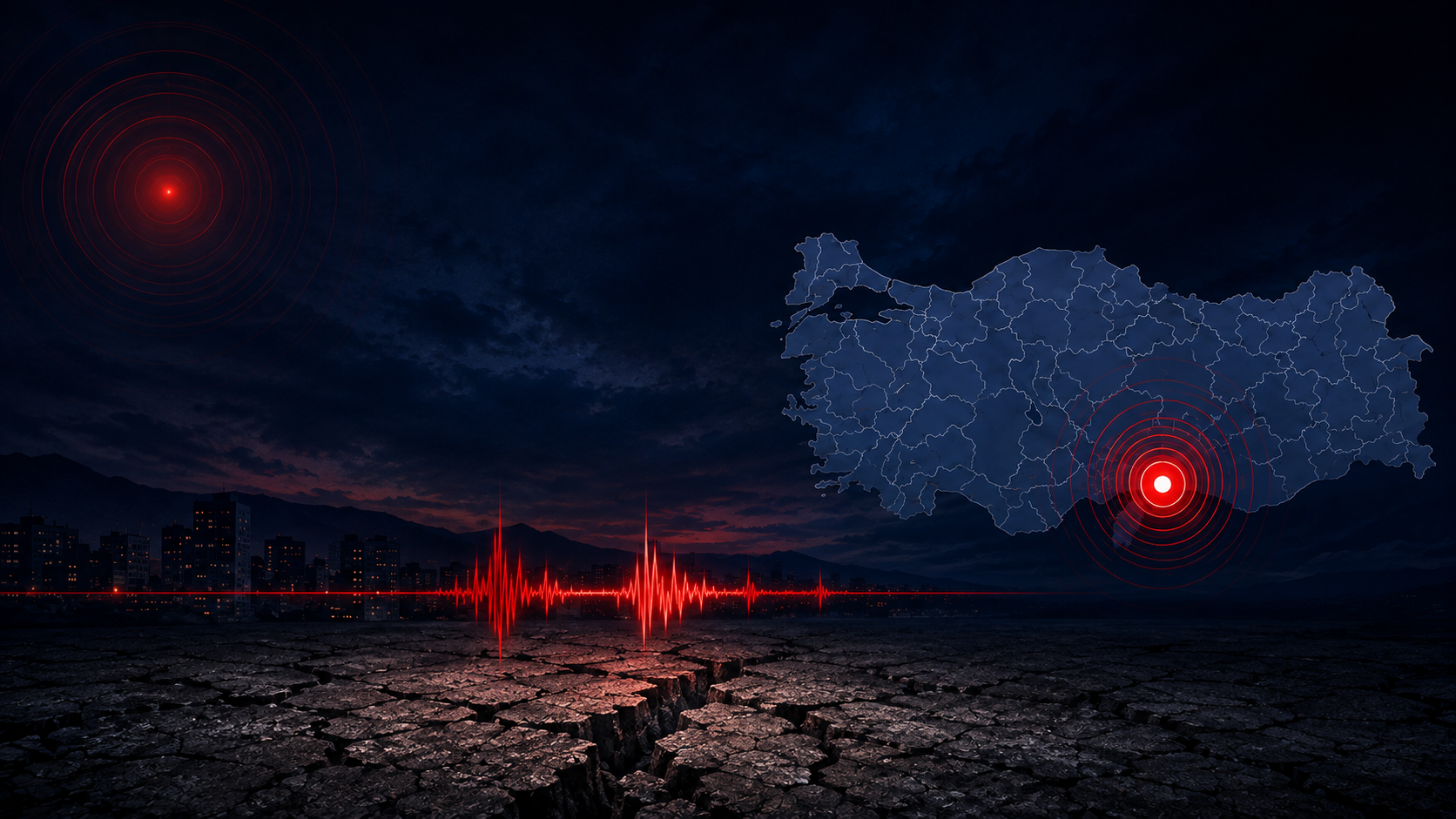 Gaziantep’in Nurdağı ilçesinde saat 03.42’de meydana gelen 4,6 büyüklüğündeki deprem,