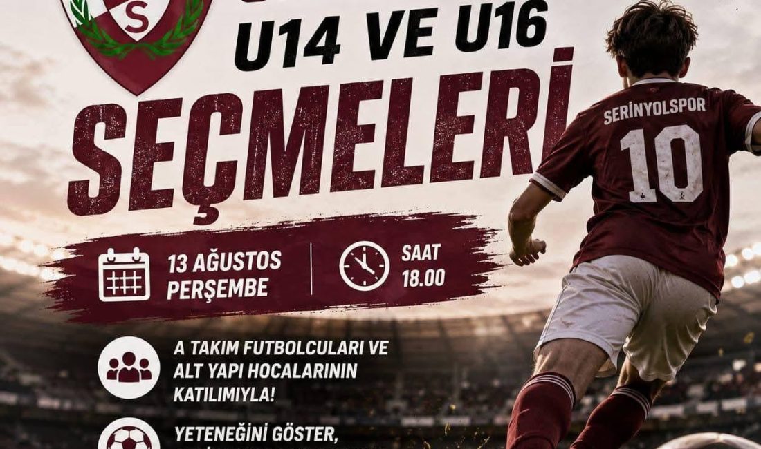 Serinyolspor, altyapısını güçlendirmek amacıyla U14 ve U16 yaş grupları için