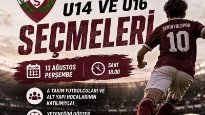 Serinyolspor, altyapısını güçlendirmek amacıyla U14 ve U16 yaş grupları için