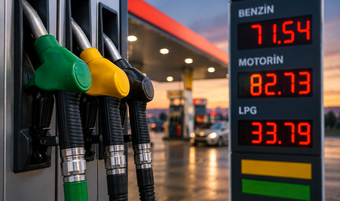 Benzinin litre fiyatına pazartesi gününden itibaren 2 lira 74 kuruş