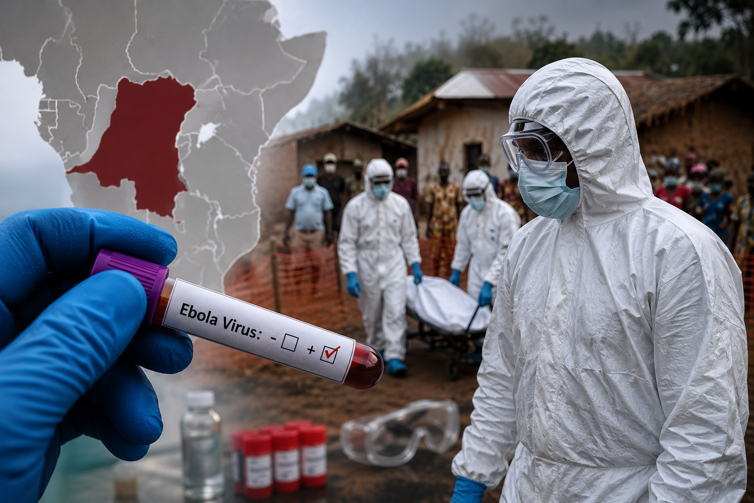 Demokratik Kongo Cumhuriyeti’nde hızla yayılan Ebola salgını 6. eyalete ulaşırken,