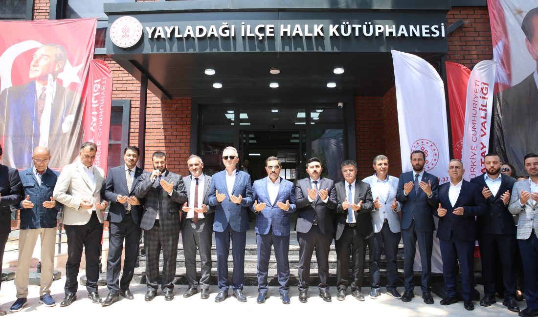 Hatay’ın Yayladağı ilçesinde yapımı tamamlanan Halk Kütüphanesi, Kültür ve Turizm