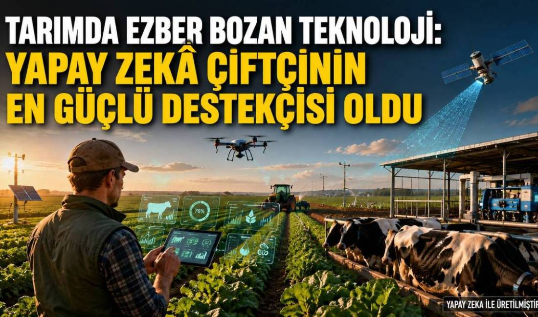 Yapay zekâ, tarım sektöründe üretim anlayışını değiştiriyor. Hayvan sağlığı takibinden