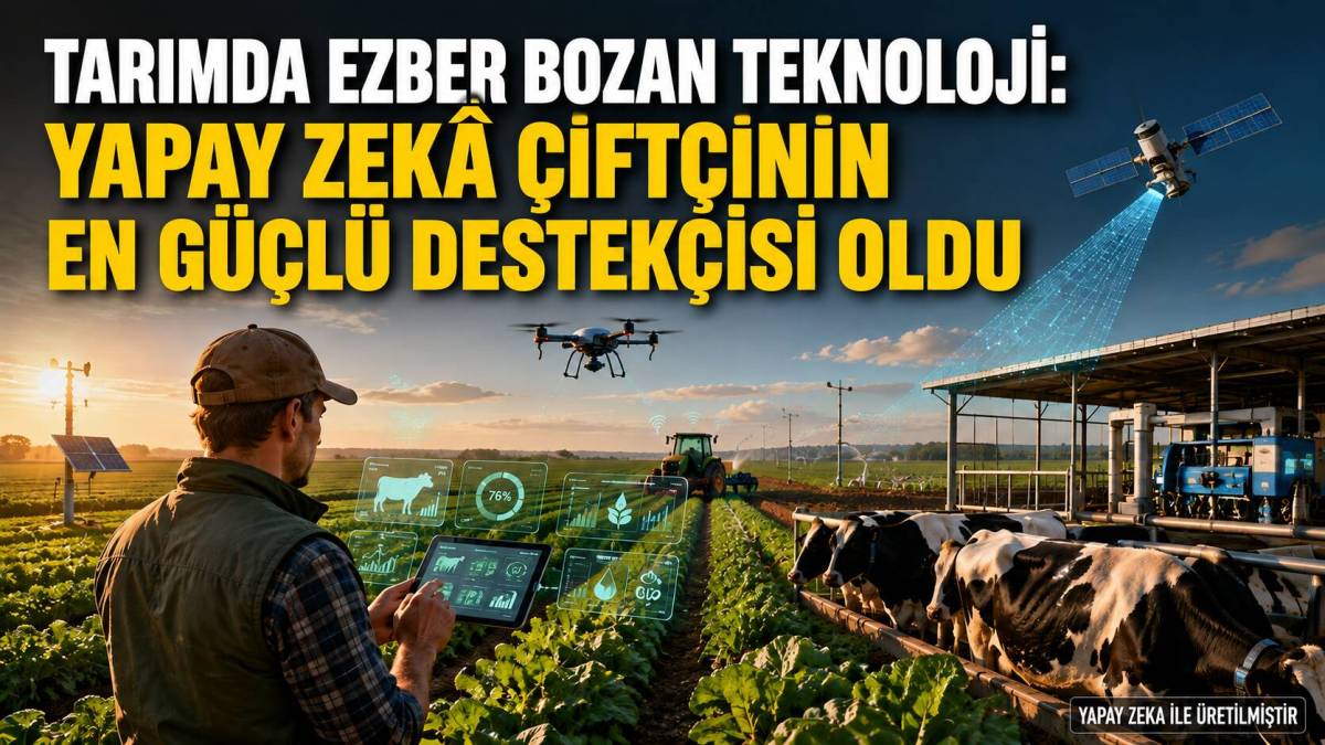 Yapay zekâ, tarım sektöründe üretim anlayışını değiştiriyor. Hayvan sağlığı takibinden