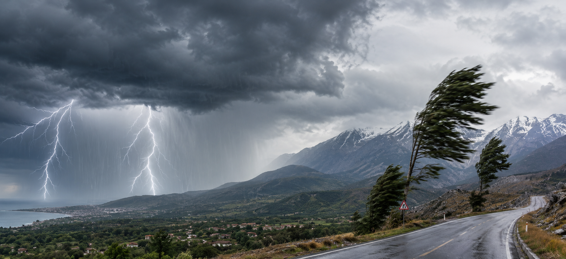 Meteoroloji Genel Müdürlüğü, 17 Ağustos Pazartesi için birçok bölgeye sağanak