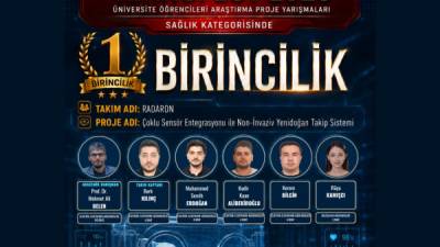 İskenderun Teknik Üniversitesi öğrencilerinin oluşturduğu RADARON Takımı, yenidoğanların sağlık durumunu